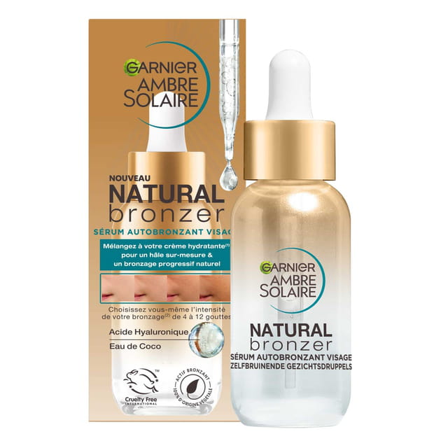 Natural Bronzer S&eacute;rum, Garnier Ambre Solaire