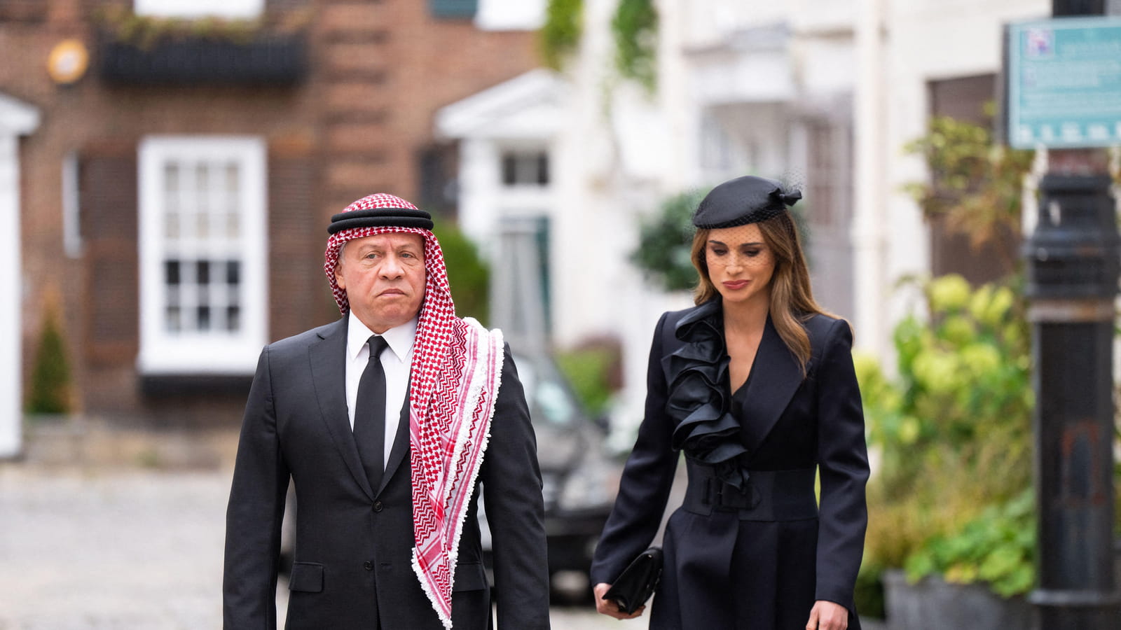 Abdullah II et la reine Rania Al Abdullah de Jordanie