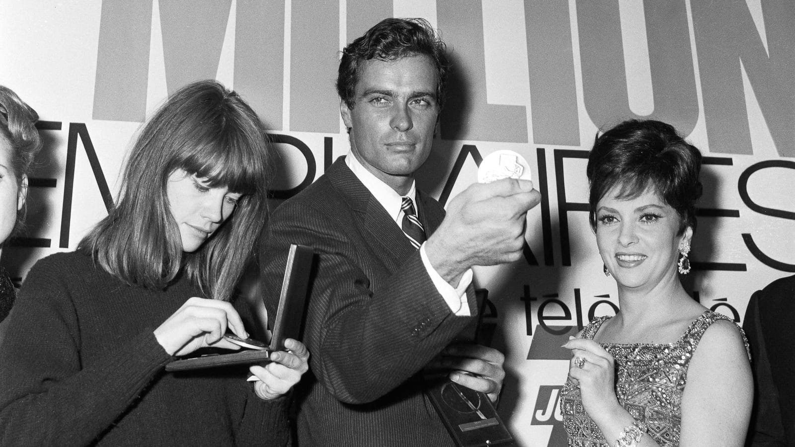Avec Gina Lollobrigida