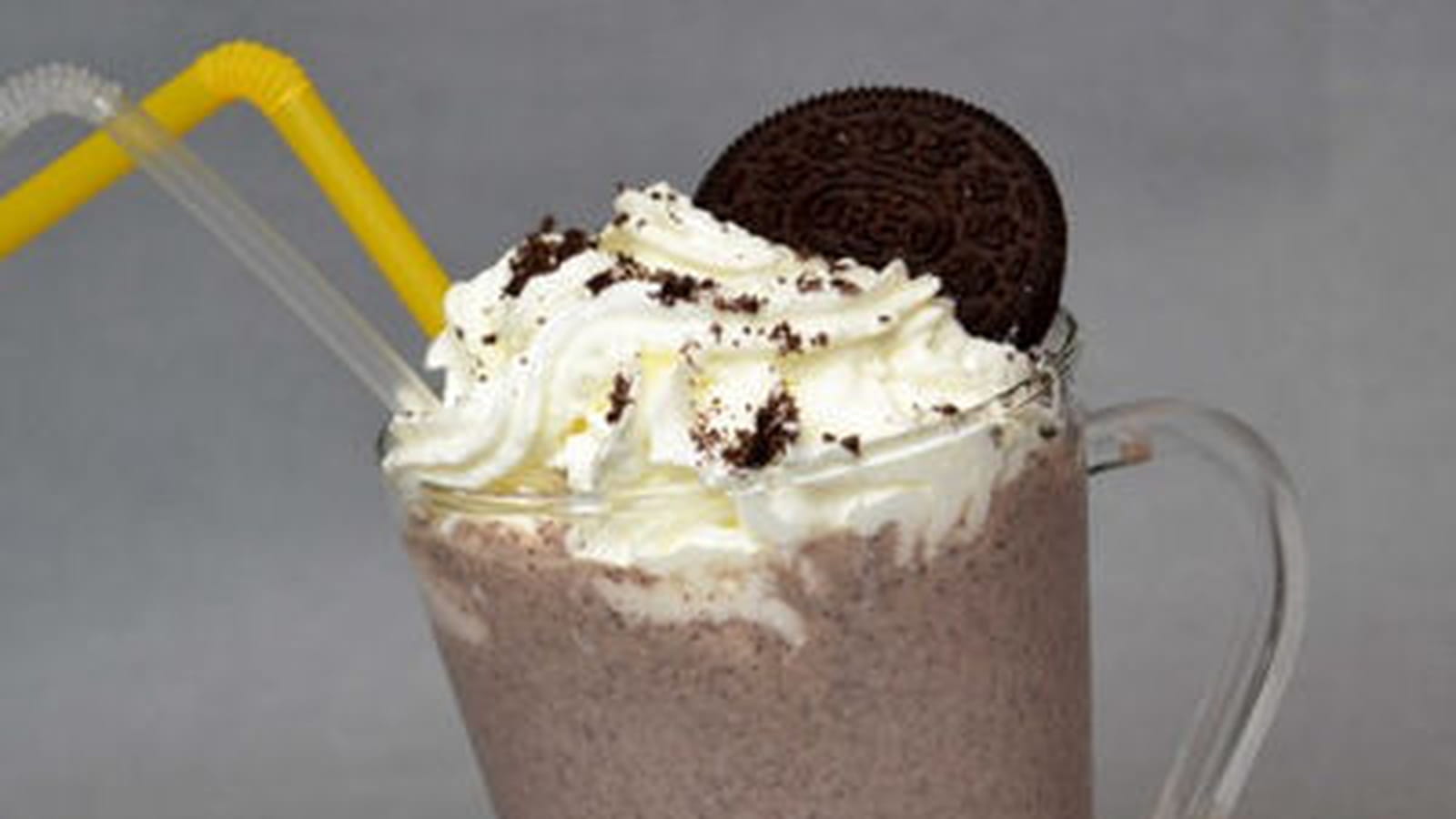 Milk-shake à la banane et Oréo