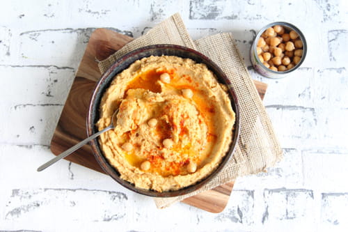 Houmous express au cumin et paprika