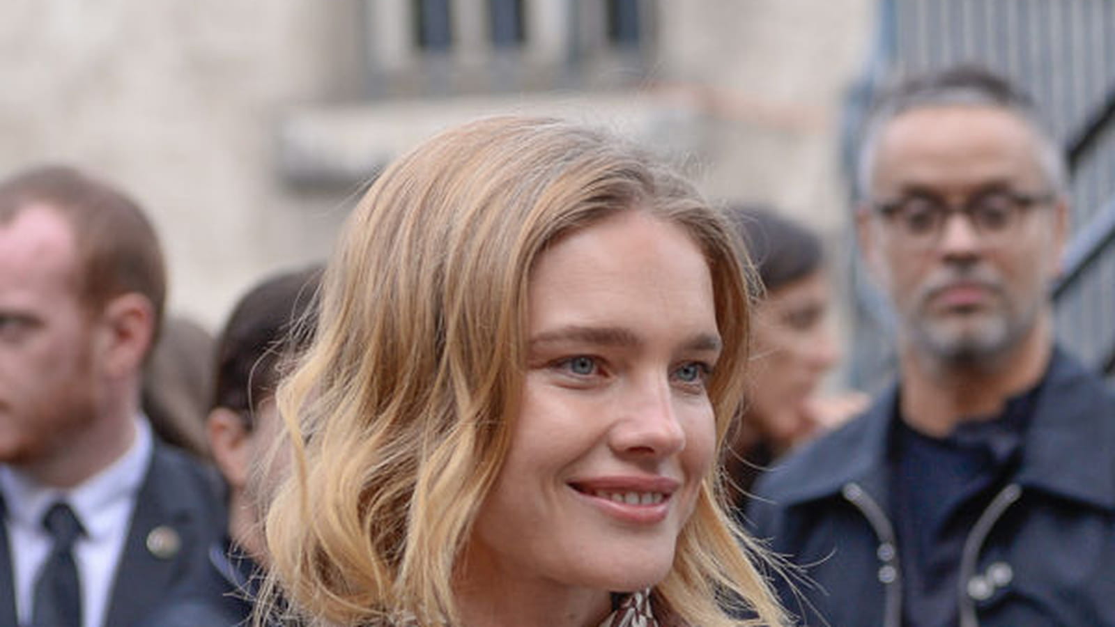 Natalia Vodianova, avec un carré