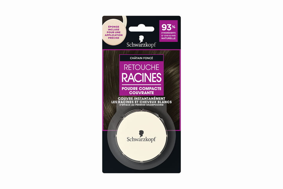Poudre compacte, Retouche racines, Schwarzkopf