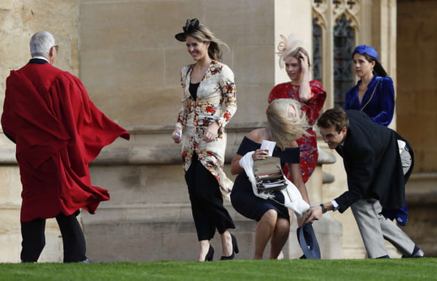Accident venteux pour les invit&eacute;s du mariage d'Eugenie d'York