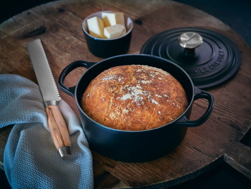 Pain de campagne en cocotte
