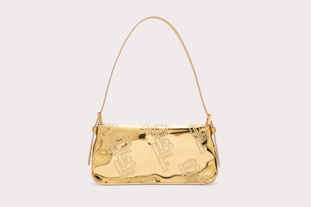 Sac &agrave; main or m&eacute;tallique