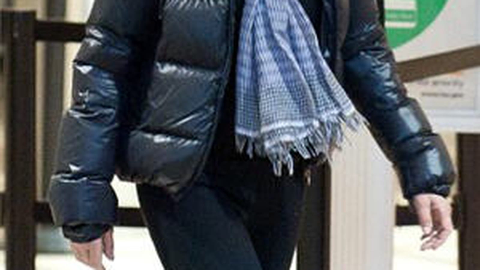 Sharon Stone et la doudoune noire