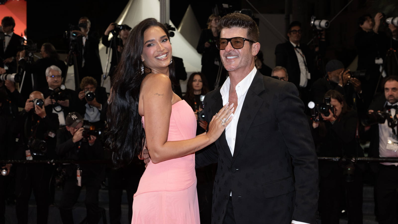 Robin Thicke et April Love Geary
