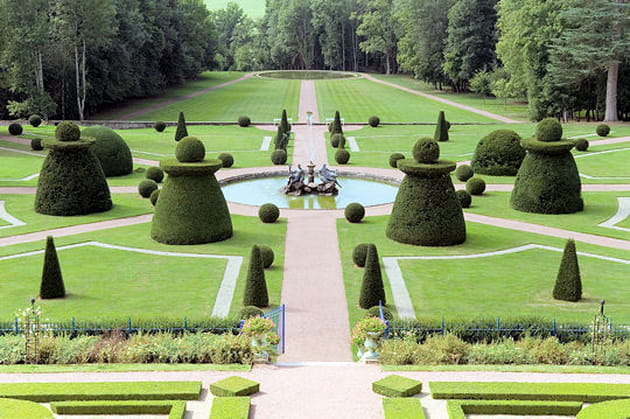 Parterres du parc du château de Drée