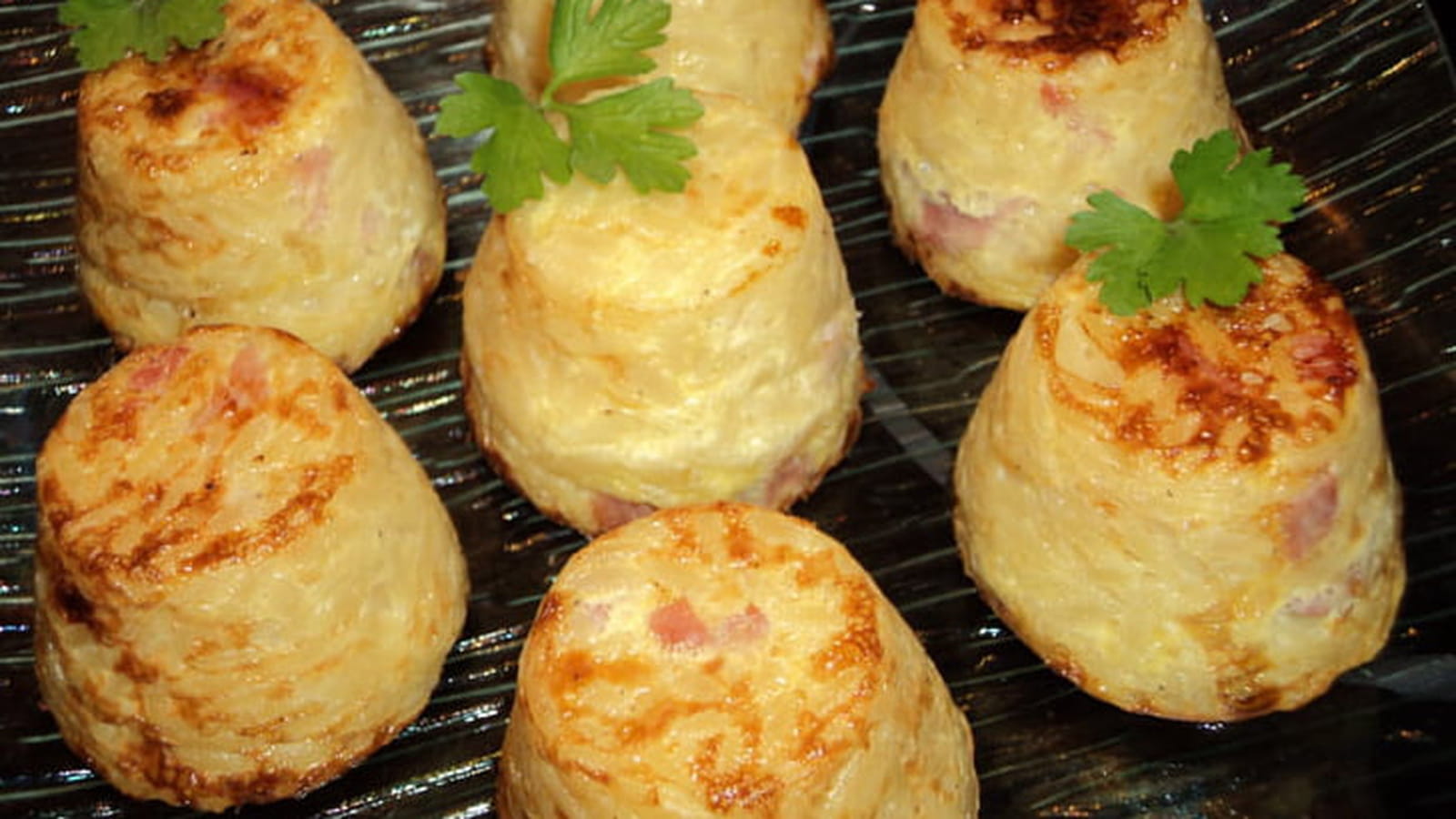 Muffins en gratin de coquillettes