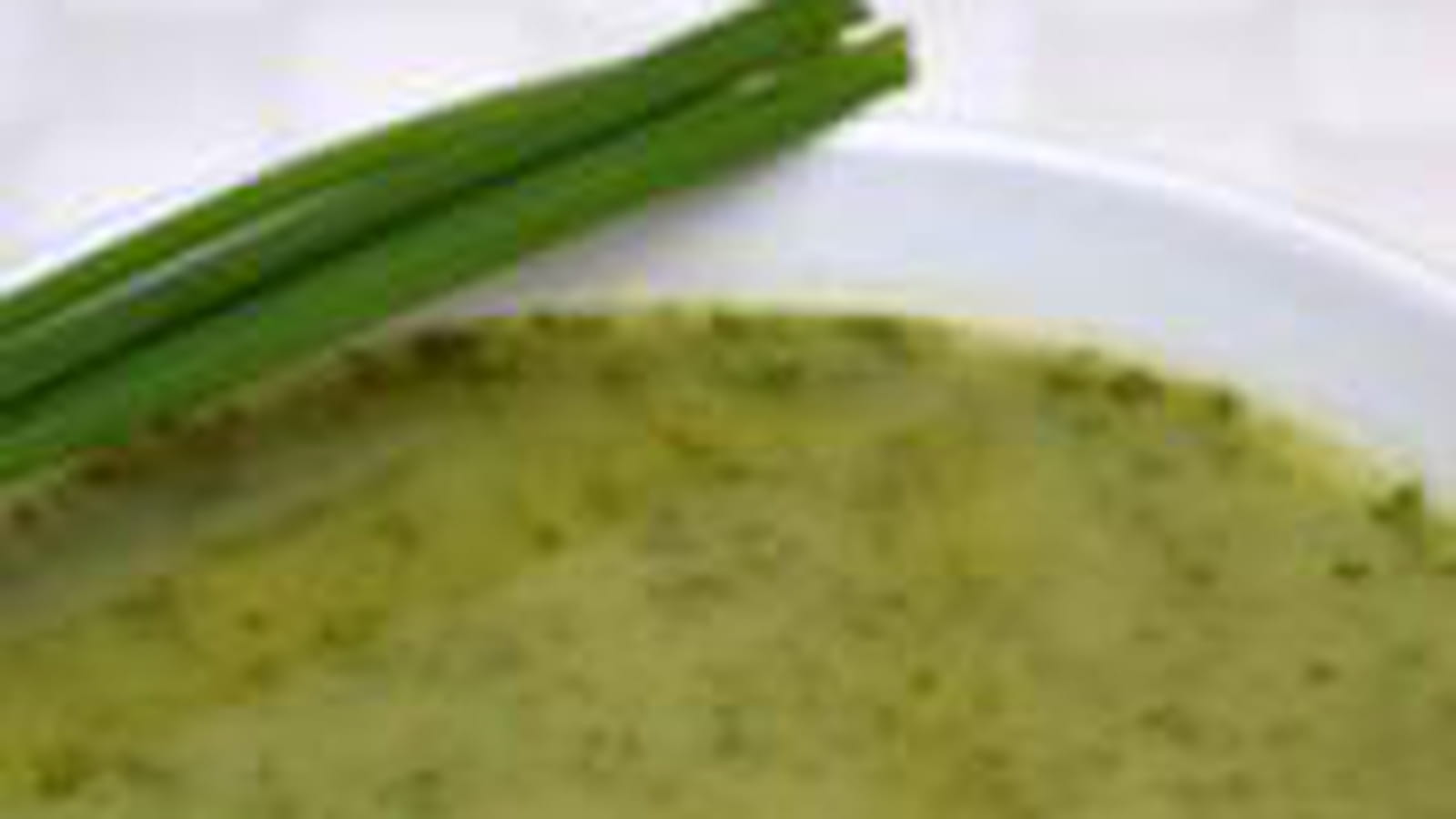 Velouté roquette à la pomme parmesan