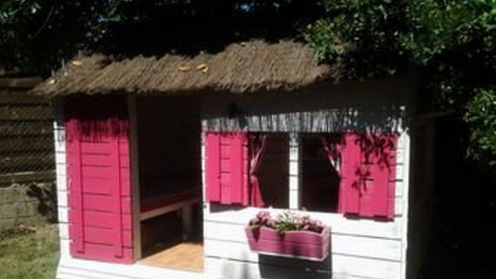 Cabanon toit de chaume