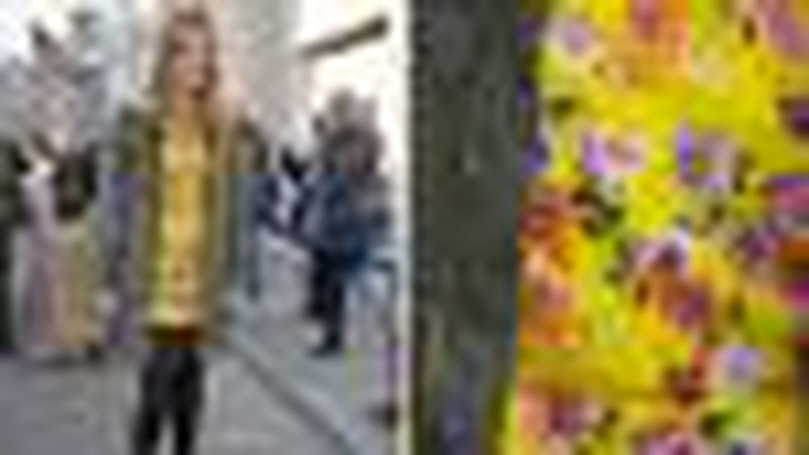 Toute en fleurs