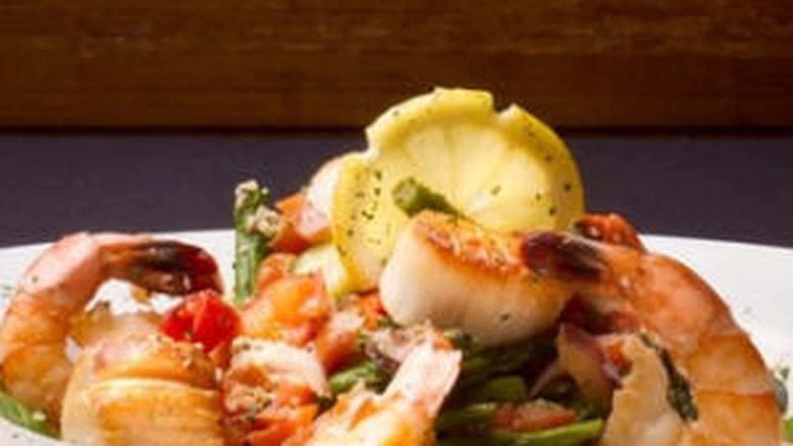 Meunière de fruits de mer aux légumes 
