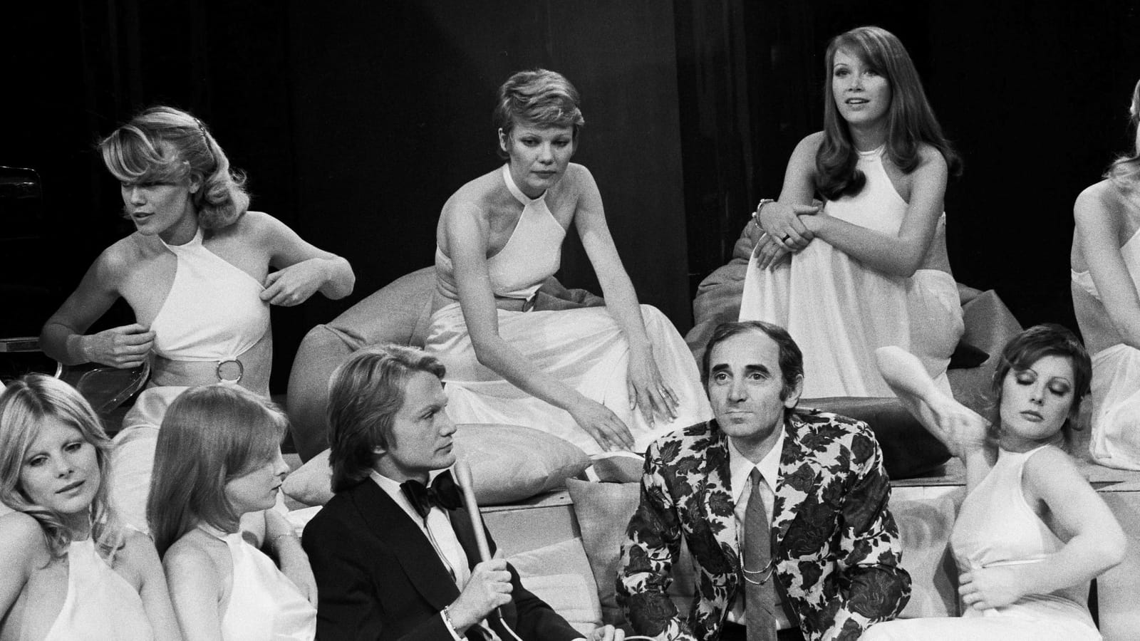 Claude Francois et Charles Aznavour 