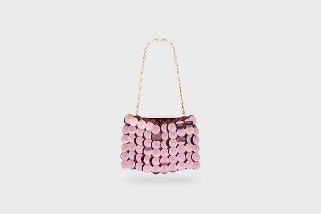 Sac &agrave; main rose de Paco Rabanne