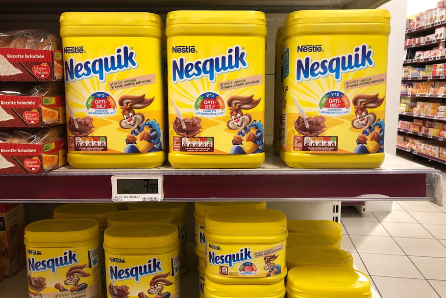 La boîte jaune du chocolat Nesquik va disparaître