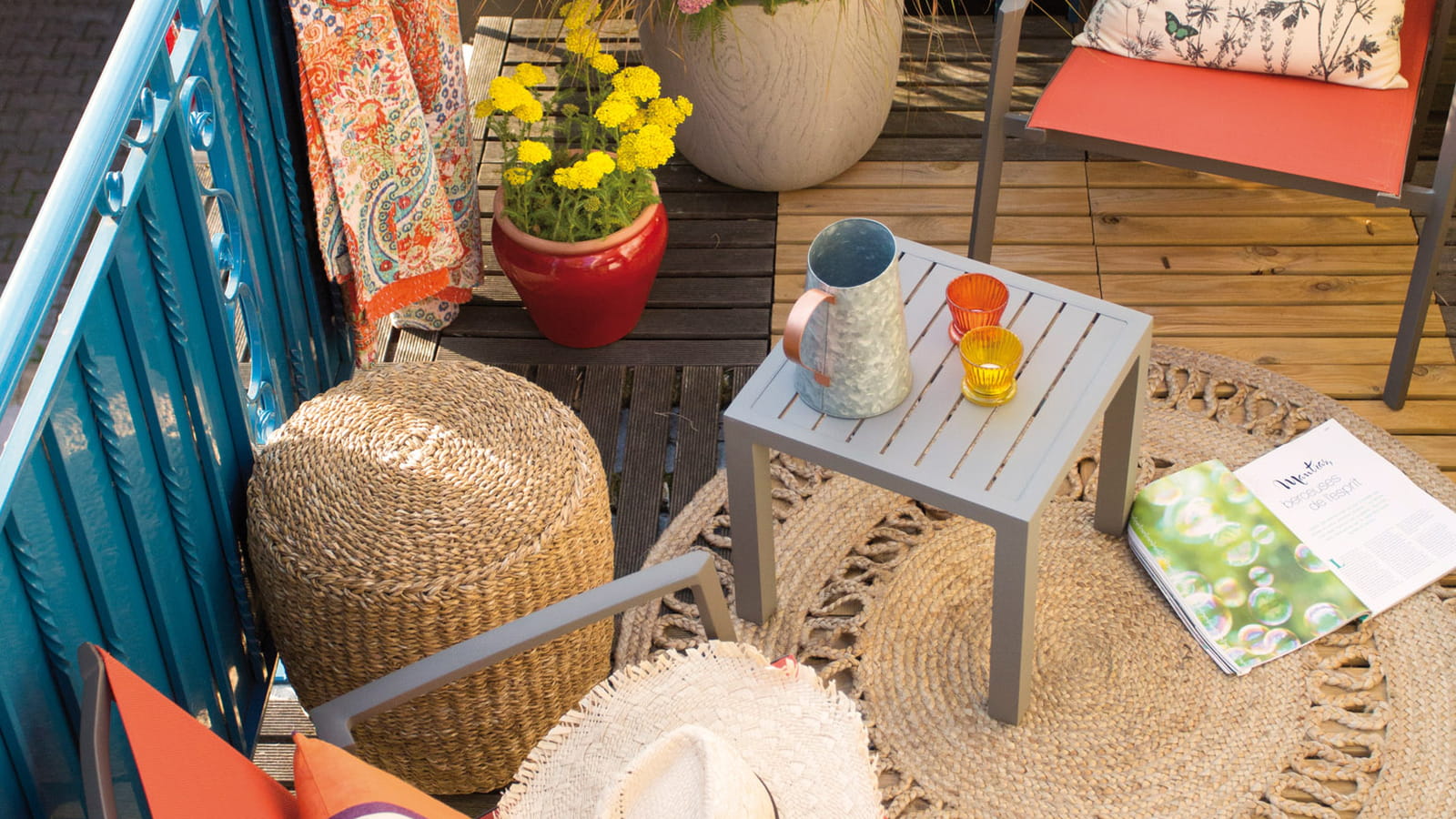 Tapis en jute Botanic
