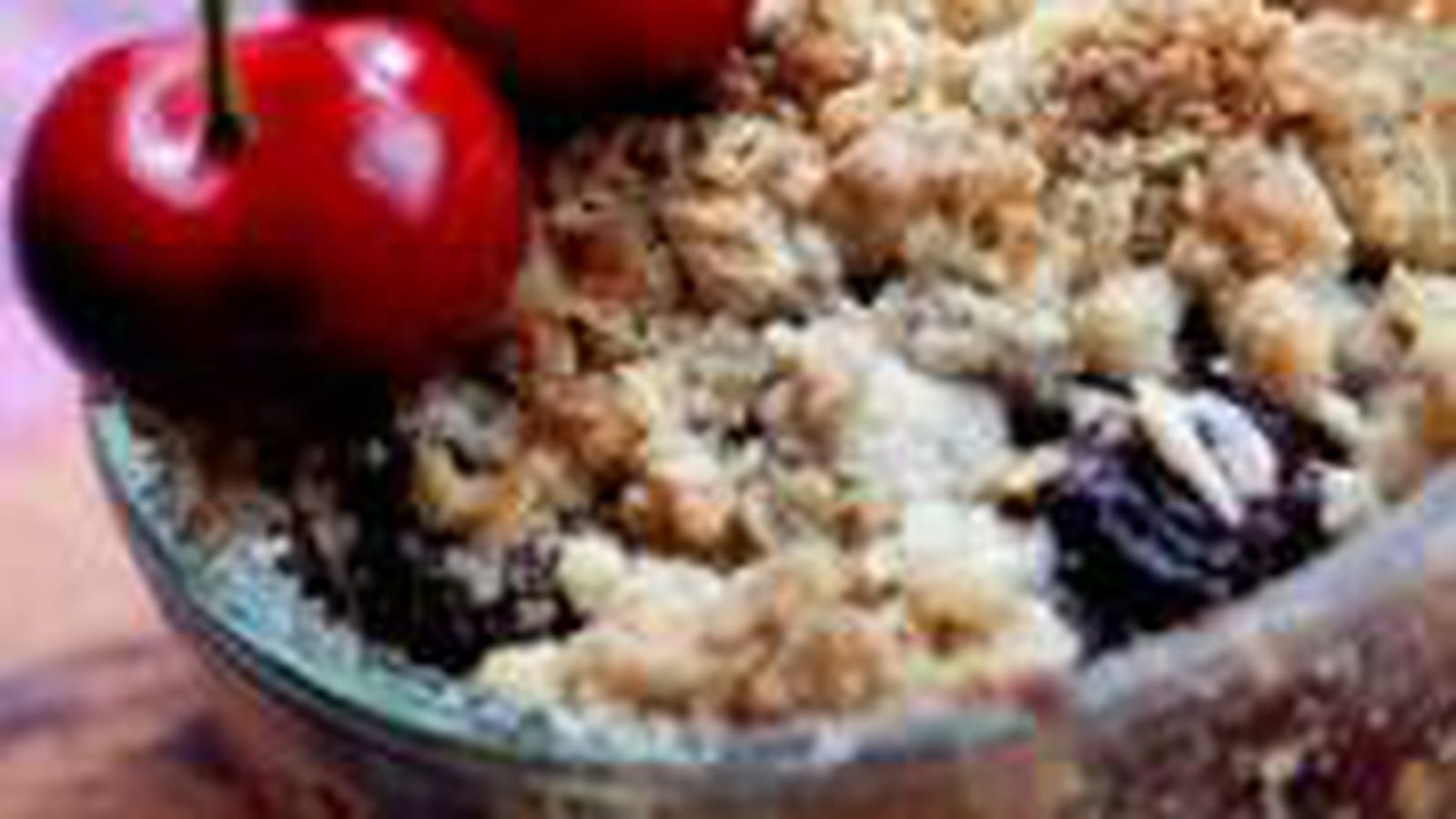 Crumble de cerises