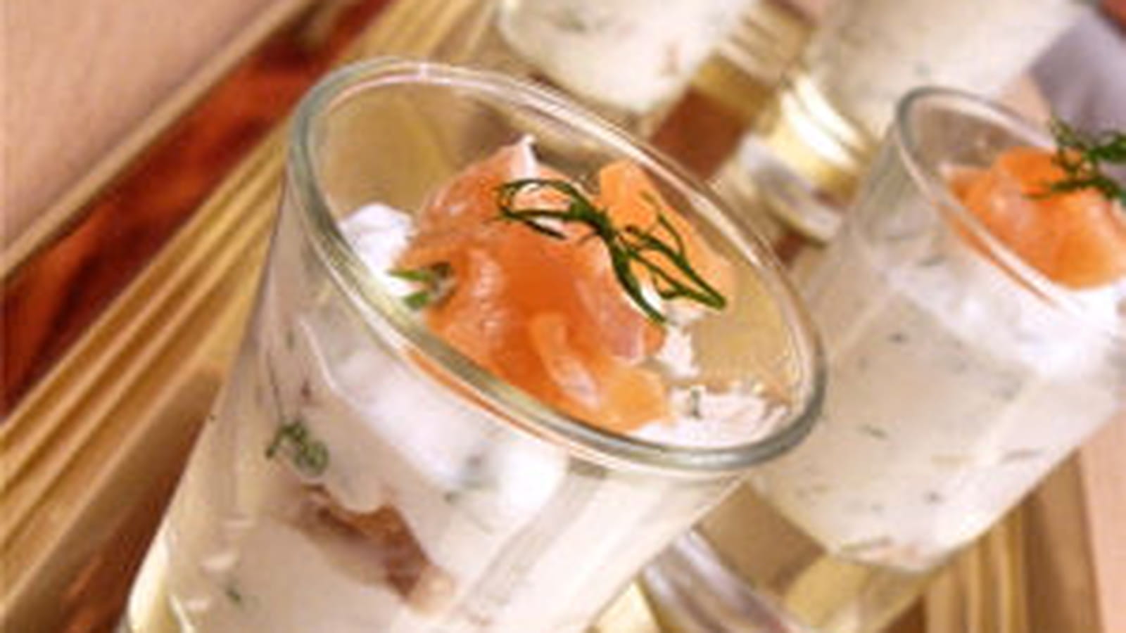 Verrine de saumon