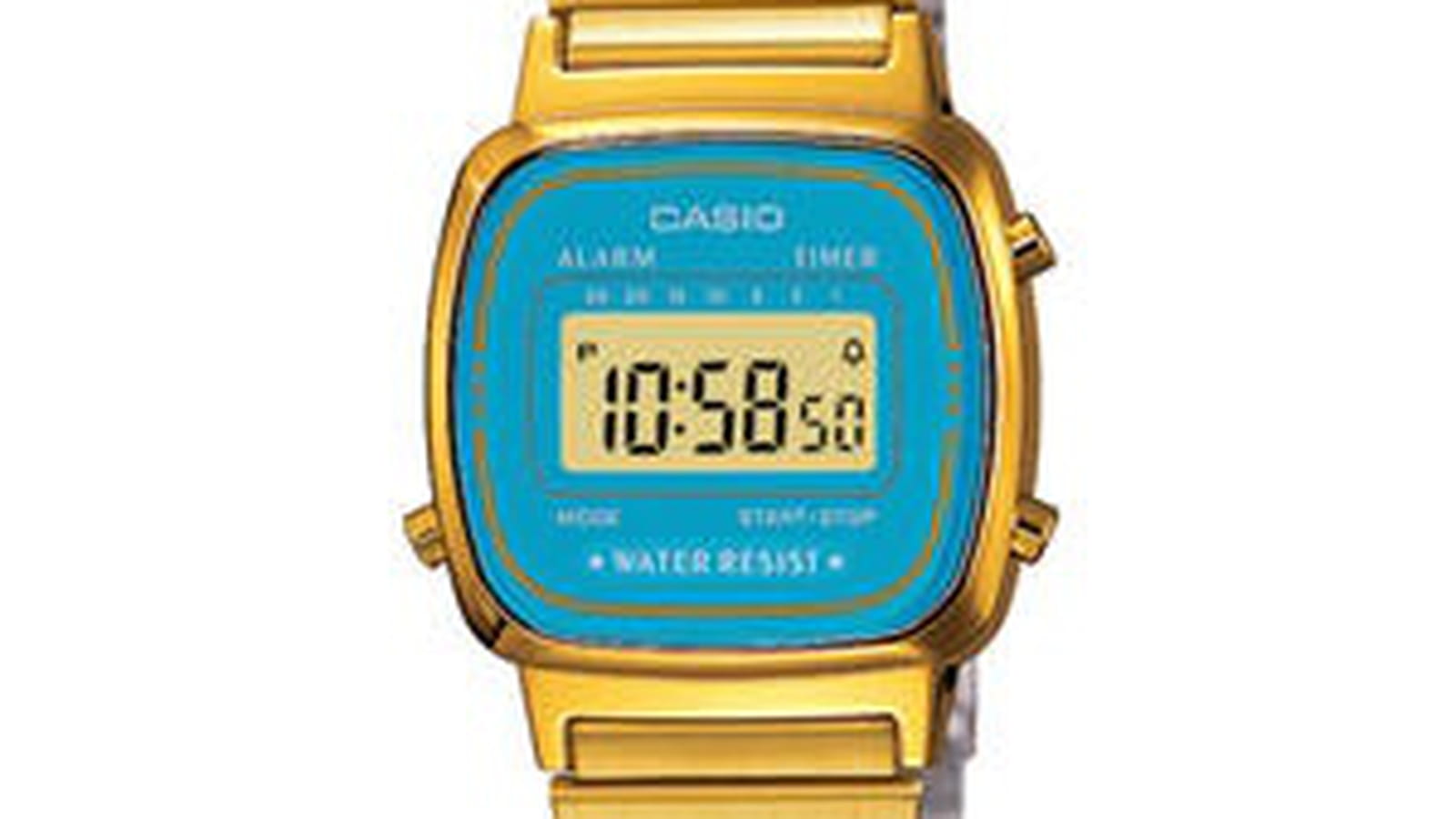 Montre dorée "Water Resist" de Casio