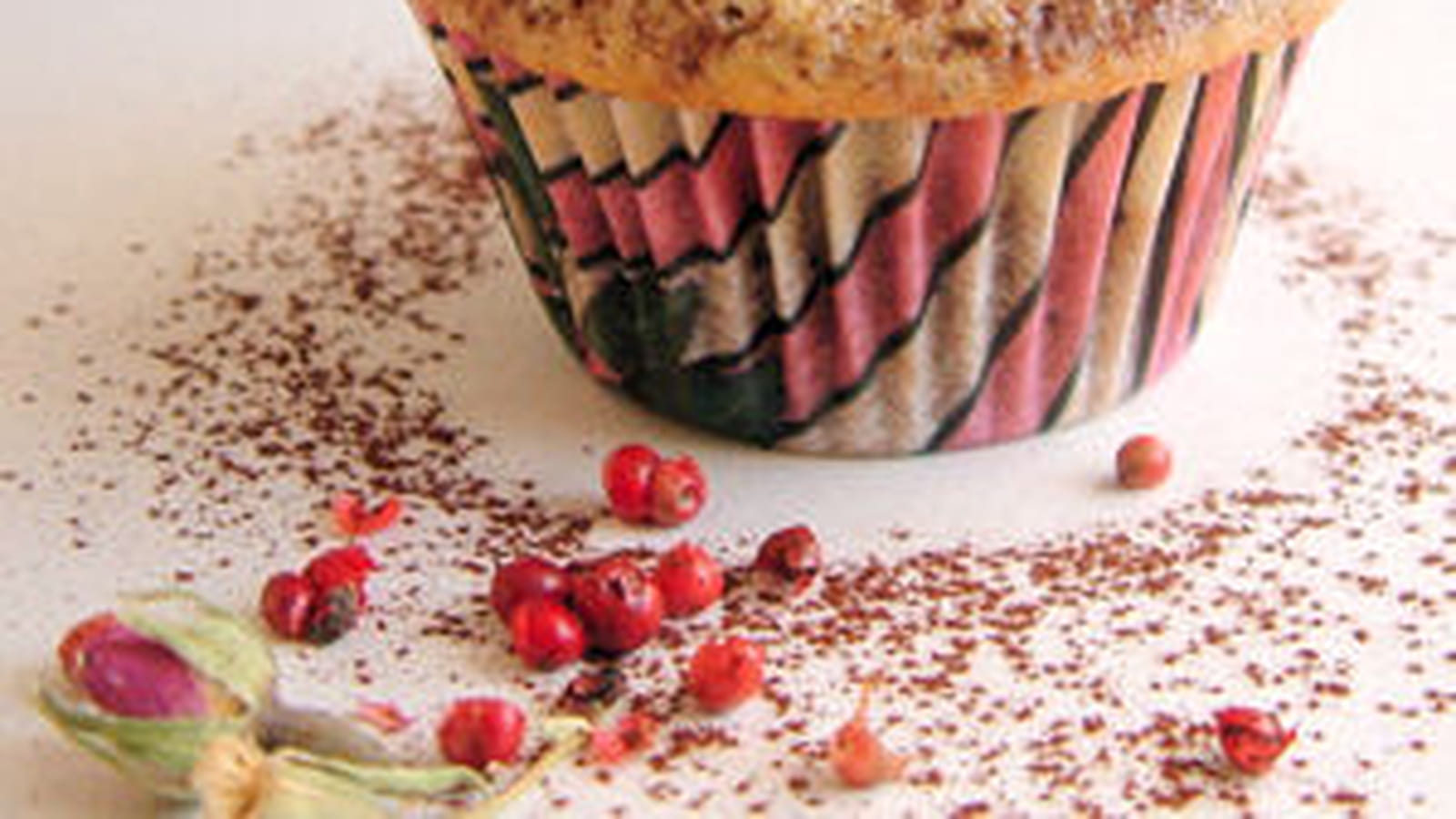Cupcakes chocolat poivre-rose