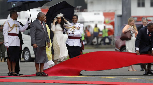 Meghan Markle se prend un vent