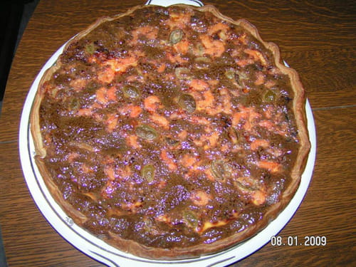 Tarte au thon et à la crevette