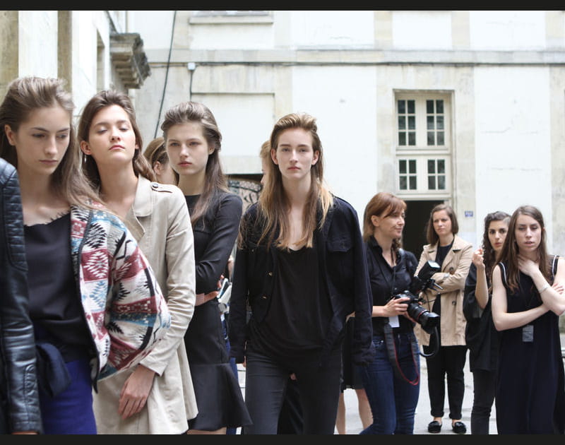 Les mannequins en r&eacute;p&eacute;tition