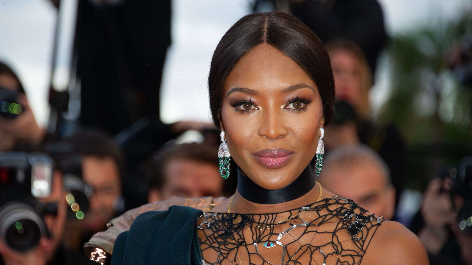 La queue-de-cheval lisse de Naomi Campbell