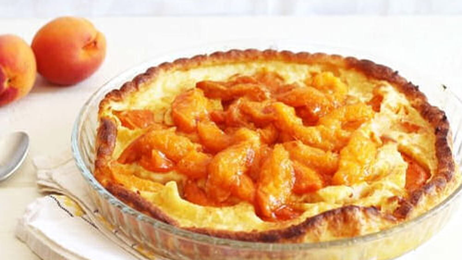 Dutch baby pancake aux abricots (sans poêle en fonte)