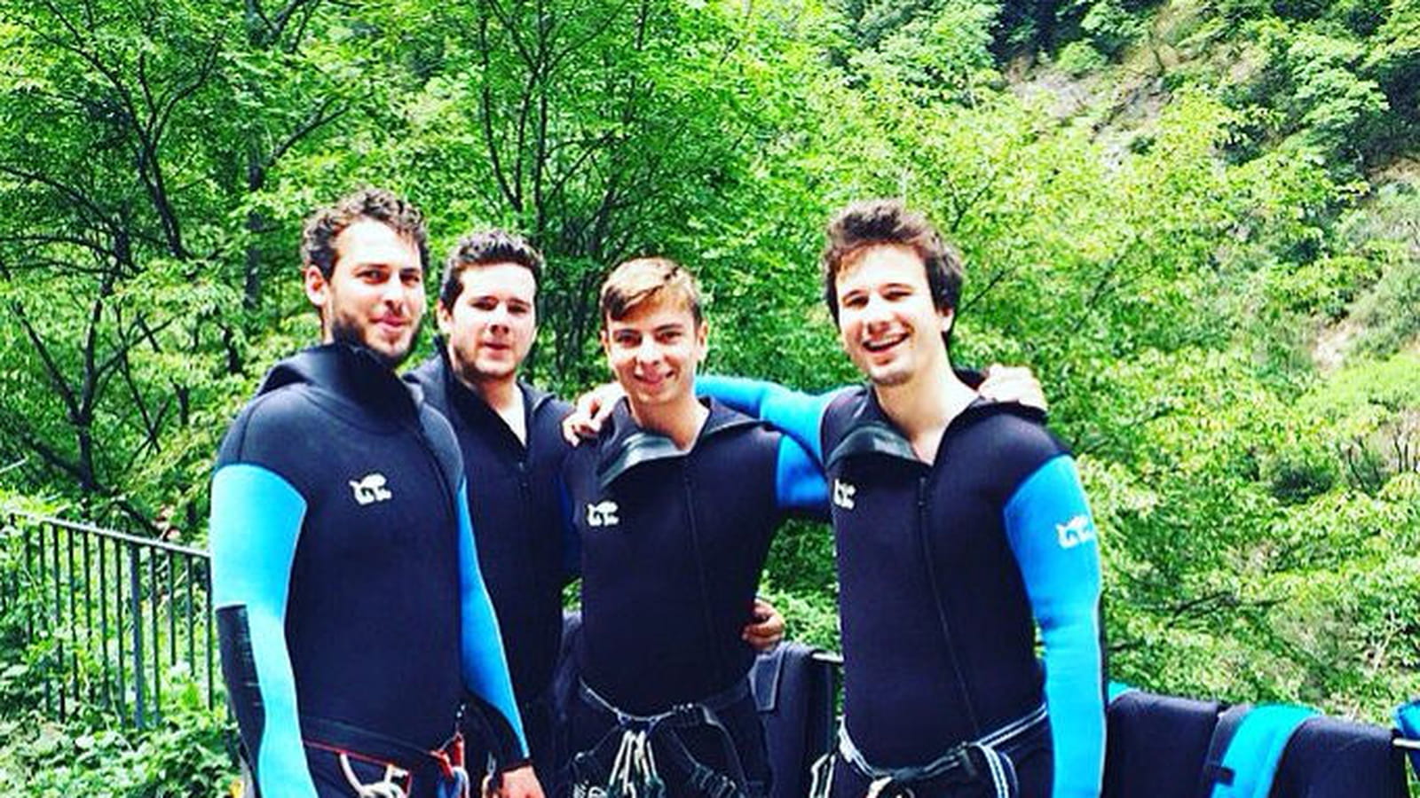 Alexis se met au canoying