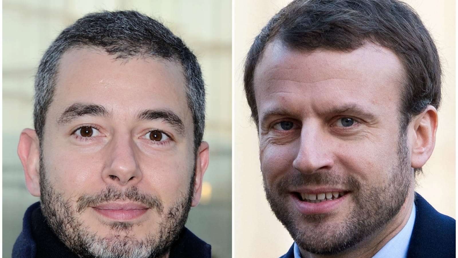 Ali Baddou et Emmanuel Macron