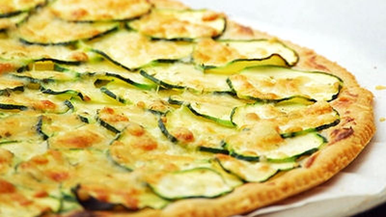Tarte fine aux courgettes et Boursin