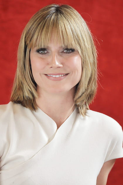 Heidi Klum, &eacute;blouissante avec ses faux-cils XXL