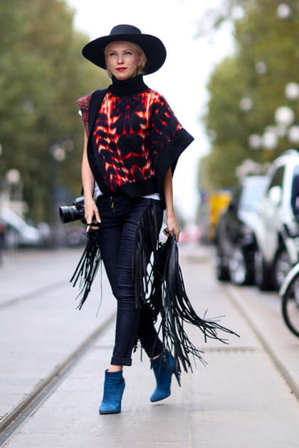 Street looks fashion week Milan&nbsp;: flamboyant