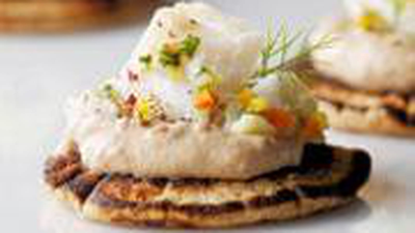 Blini en tapas façon brandade