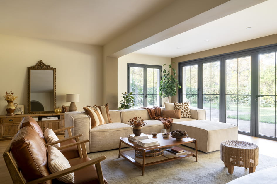 Apr&egrave;s&nbsp;: un salon accueillant et douillet