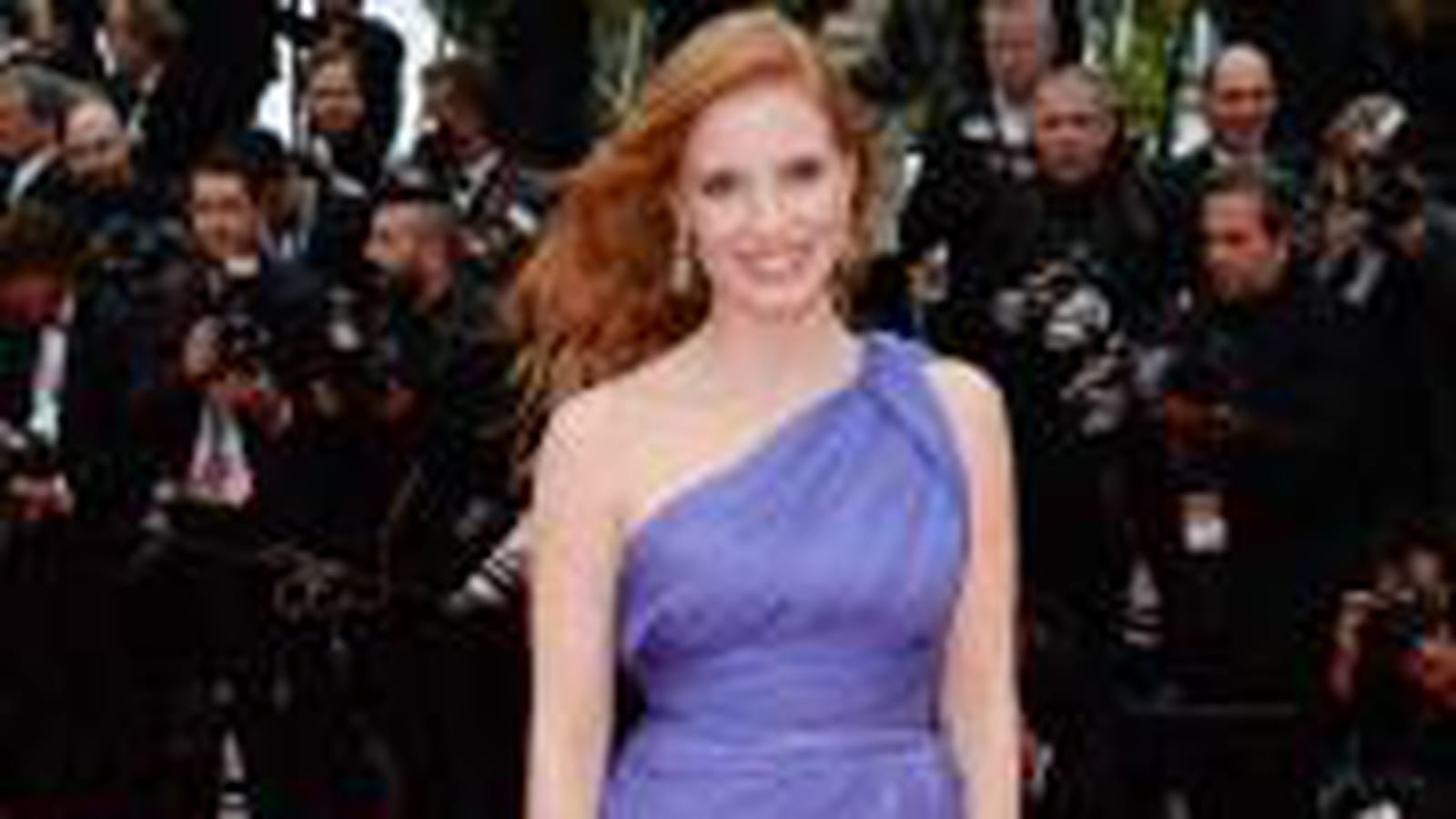 Jessica Chastain, déesse en Elie Saab