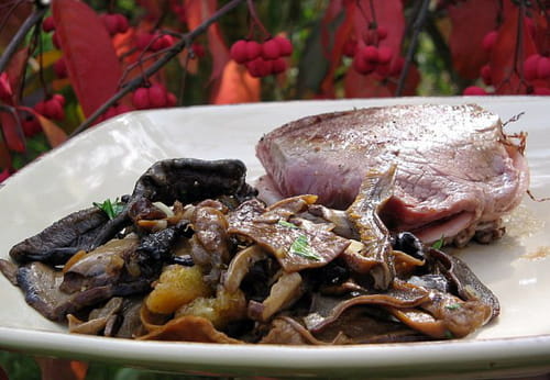 Tournedos aux champignons de paris