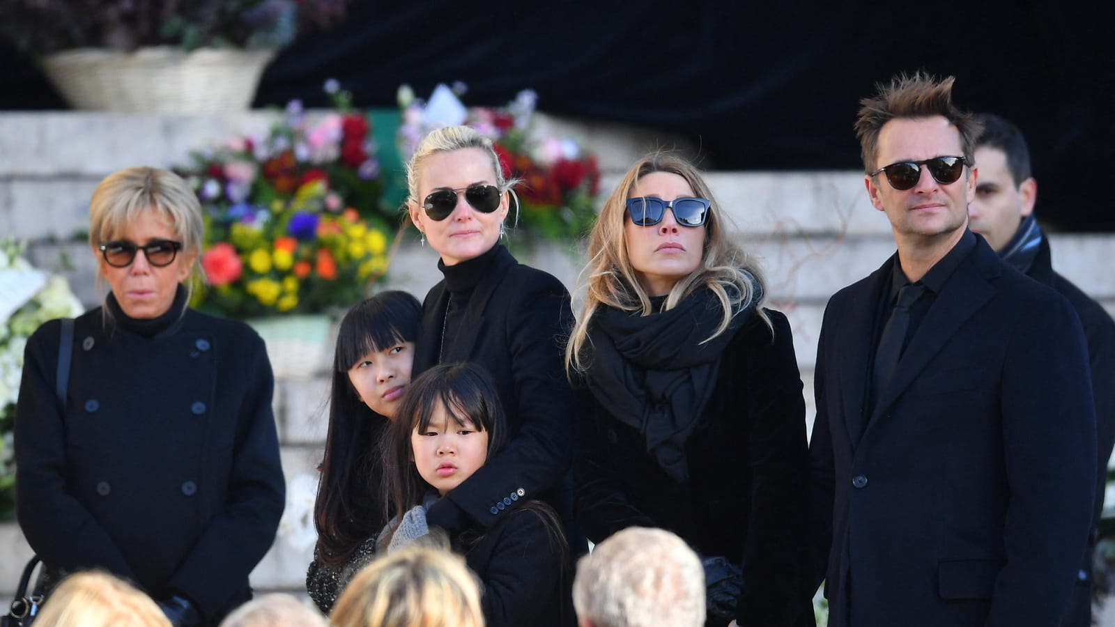 Joy Hallyday et sa famille