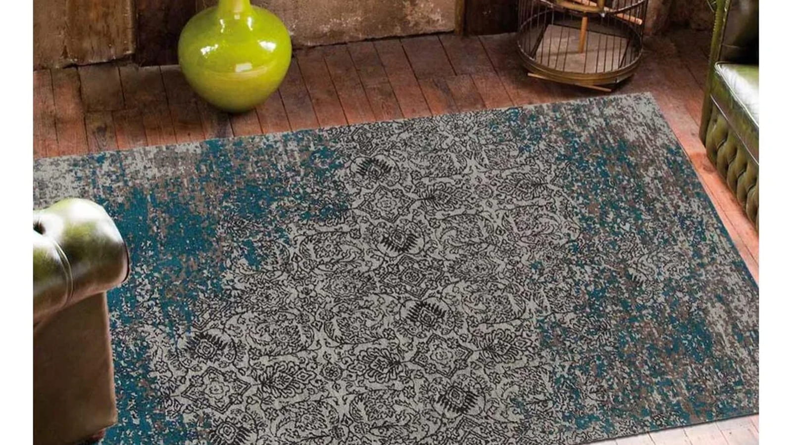 Tapis kilim façon orientale