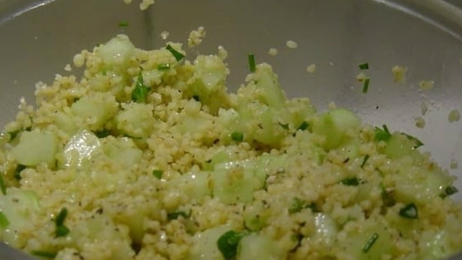 Salade de boulgour et concombre