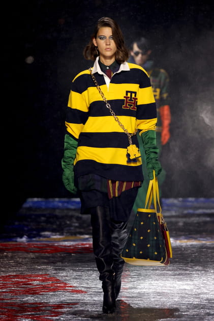 Look 6 du défilé Tommy Hilfiger