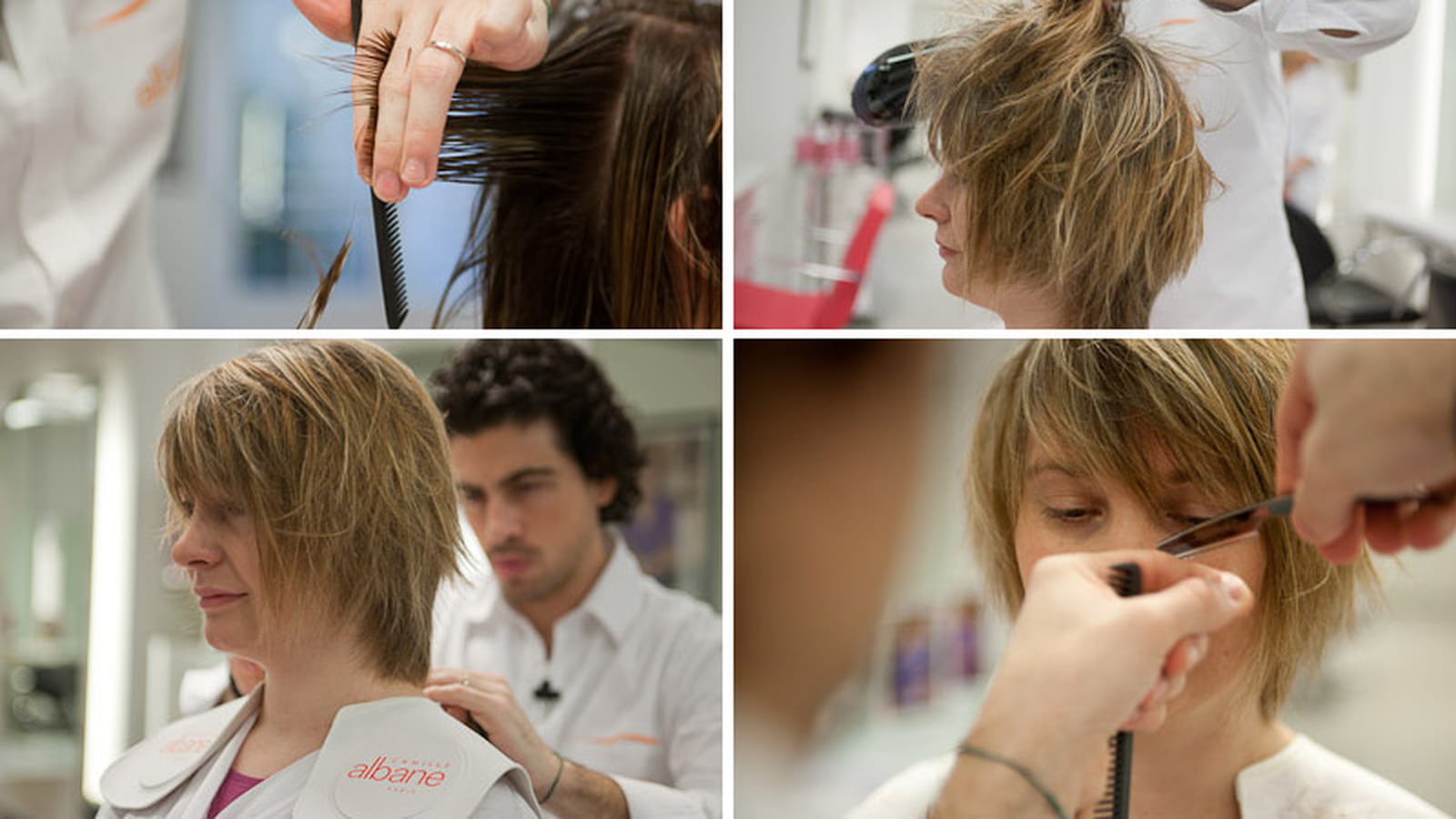 Les finitions de la coupe