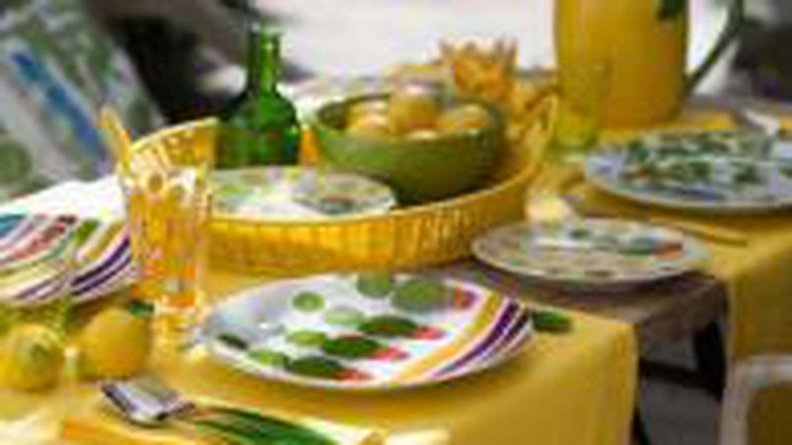 Assiette Le temps d'un été de Geneviève Lethu