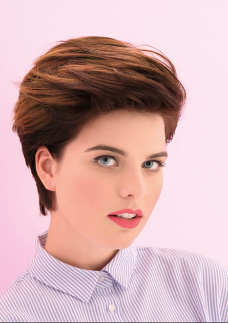 Coupe courte texturis&eacute;e