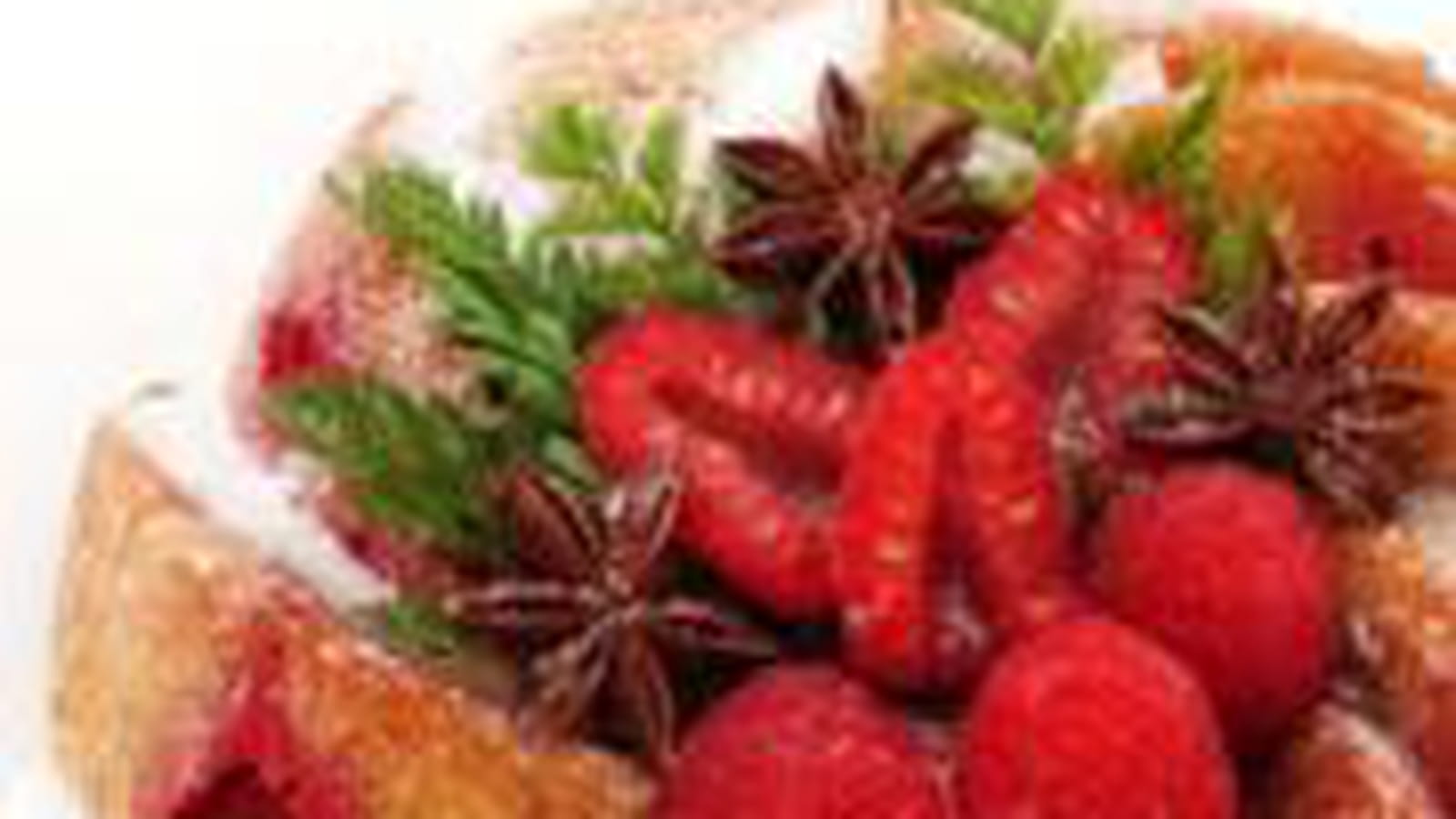 Gâteau de polenta aux framboises