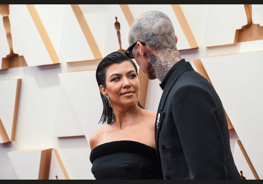 Le wet hair de Kourtney Kardashian