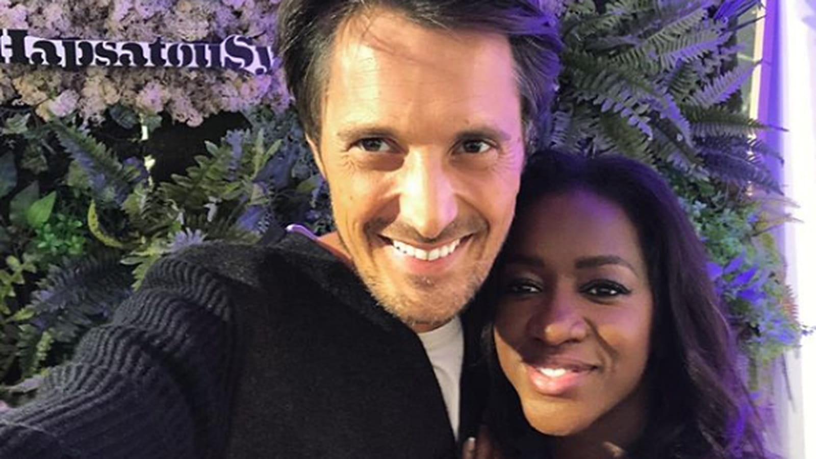 Vincent Cerutti et Hapsatou Sy